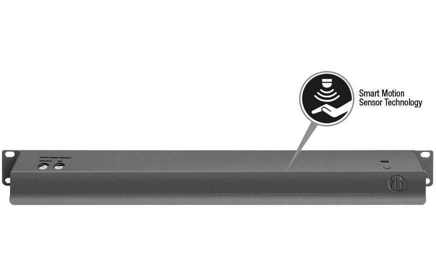 Adam Hall 19? Parts RACK LIGHT 01 SMART LED Array, 1HE, mit Bewegungssensor, weiss
