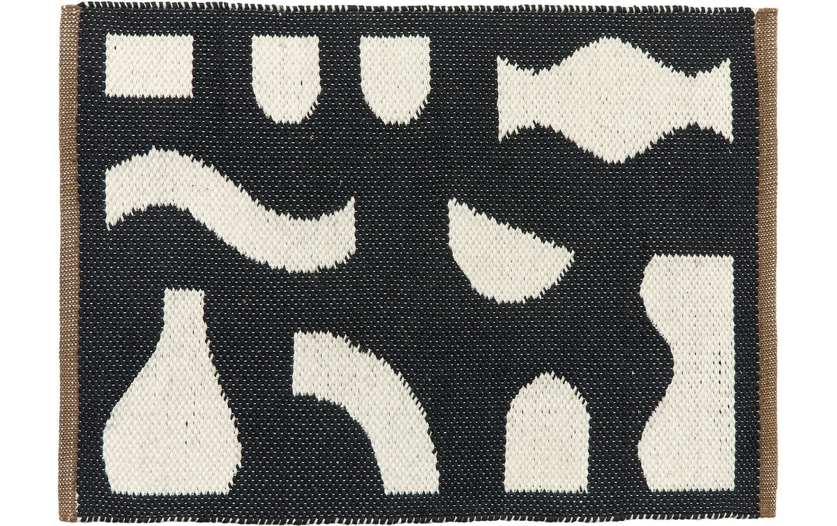 BC Ceres Fussabtreter Black/Off White, 100% Recycled PET-Garn