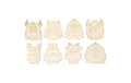 Creativ Company Monsterfiguren H 12.4 cm, Dicke 3 mm