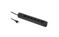 Schönenberger Steckdosenleiste PRINCIPIO 6xT13, 2m Kabel, horizontal, schwarz