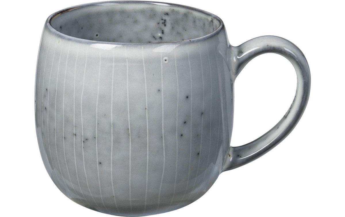 BC Nordic Sea Teetasse 2 Stk.Soft Blue, Steingut reaktiver Glasur