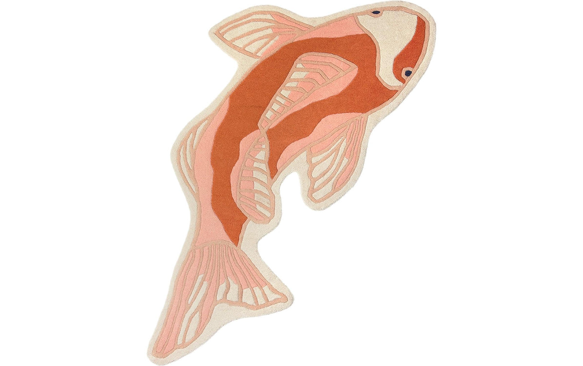 BC Koi Teppich Pumpkin Orange, 80% Wolle/20% Baumwolle
