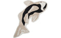 BC Koi Teppich Black/Beige, 80% Wolle/20% Baumwolle