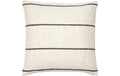 BC Sigrid Kissenbezug Light Beige/Black, 75% Baumwolle/25% Leinen