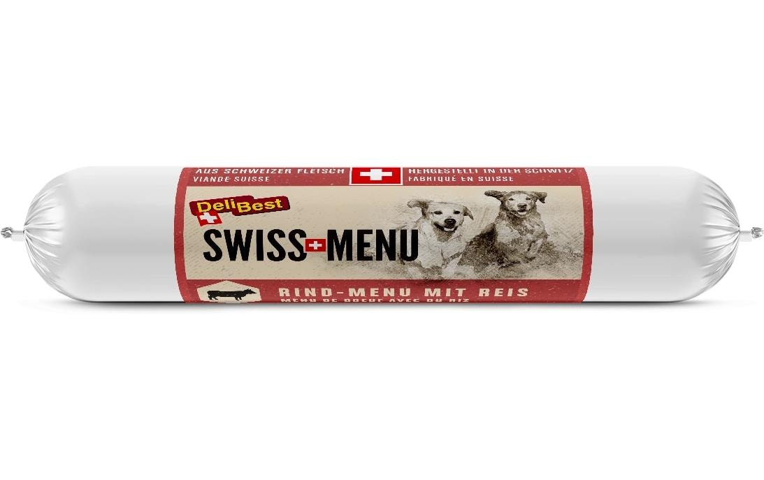 Delibest SWISS MENU Rind Menu mit Reis 200g