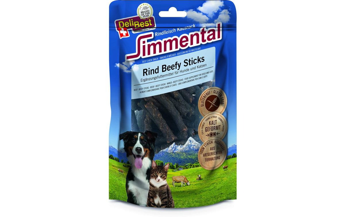 Delibest Simmental Rind Beefy Sticks 90g