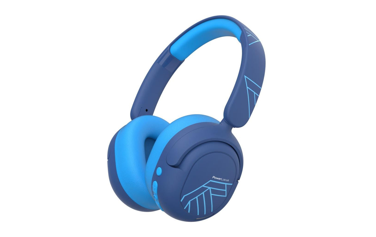 PowerLocus Lion Kids ANC Over-Ear, Blau