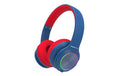 PowerLocus PLED Kinder Blau-Rot On-Ear Bluetooth LED