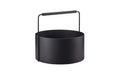 Blomus Feuerholz Korb Ashi H 42 cm, Ø 45 cm, Black