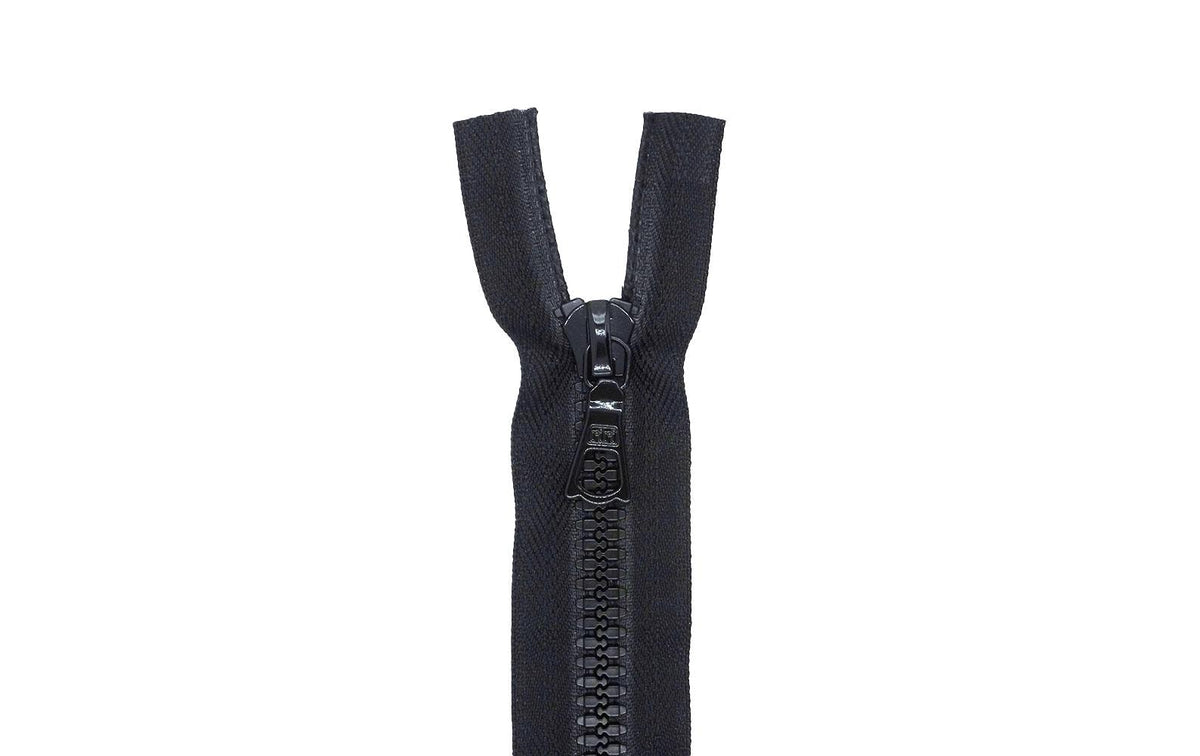 Riri Reissverschluss Decor 6E TB Kunststoff Schwarz 80 cm