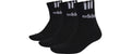 Adidas 3 Streifen Linear Socks 3 Pack 37-39, black