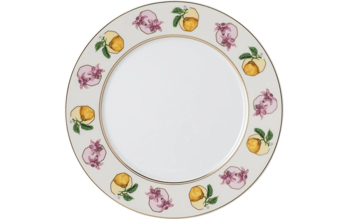 Swarovski x Rosenthal IDYLLIA Marshmallow Frühstücks Teller 23 cm