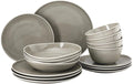 Rosenthal Junto Geschirrset Pearl Grey 16-teilig, inkl. Müesli Schalen