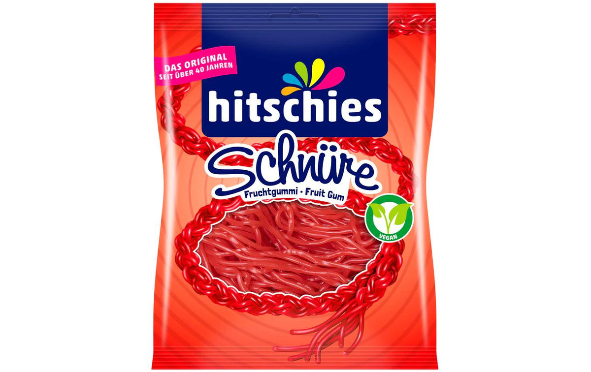 Hitschies Erdbeer-Schnüre 125g