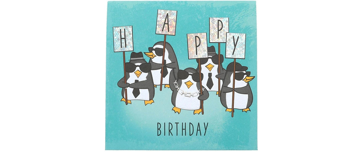Depesche Musikkarten Pop Up Geburtstag, Pinguine - Happy Bday