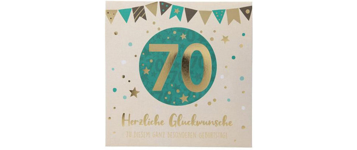 Depesche Musikkarten Pop Up Geburtstag, 70 Jahre