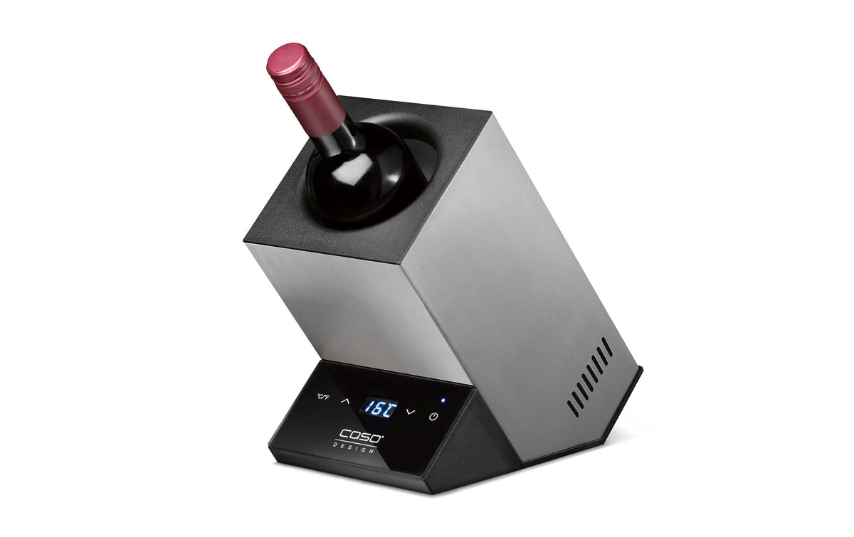 Caso WineCase One Edelstahl silber/schwarz 72 W