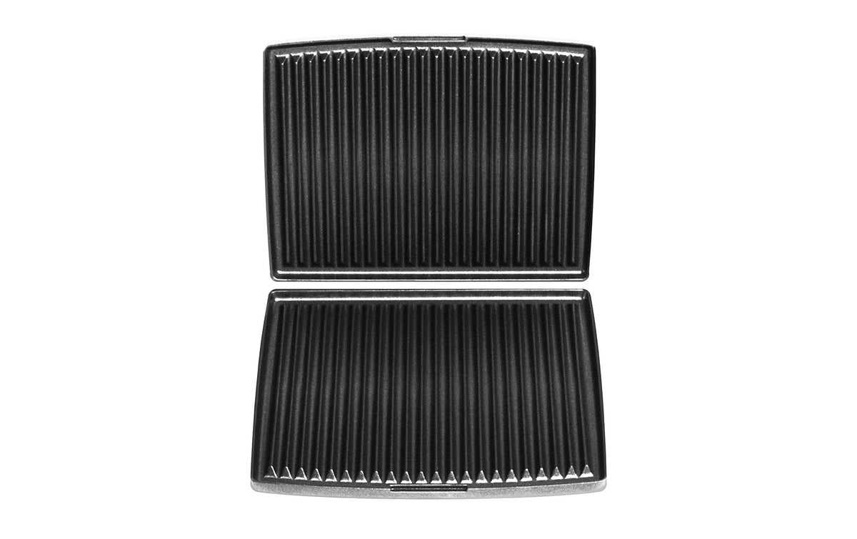 FRITEL Backplatten Grill Aluminium-Druckguss Schwarz