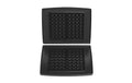 FRITEL Backplatten 4x7 Aluminium-Druckguss Schwarz