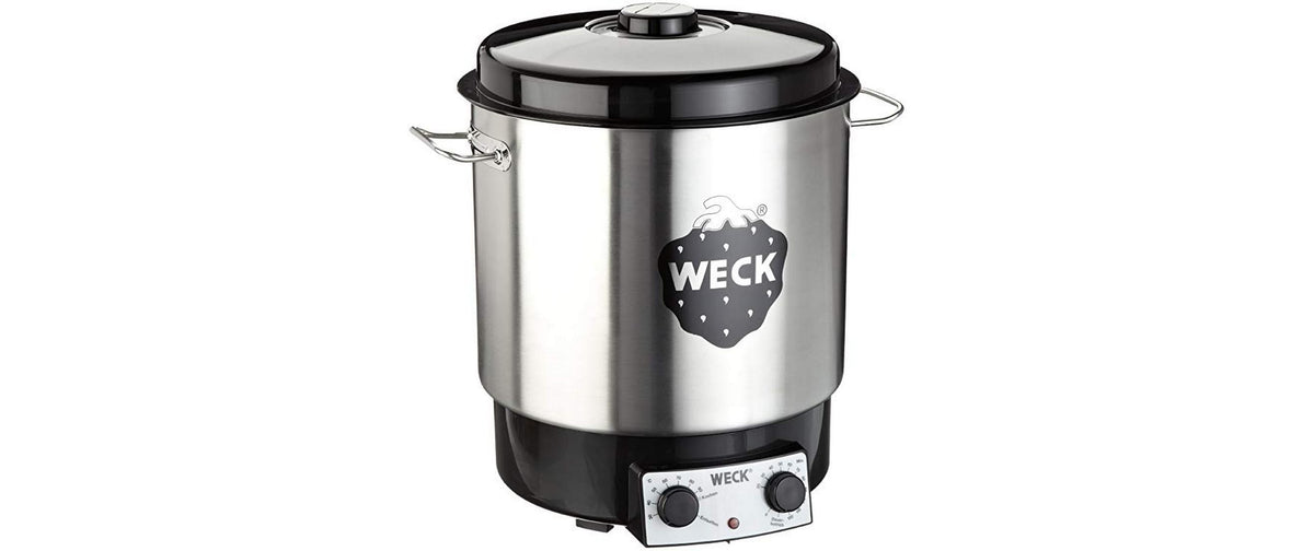 Weck Einkochautomat WAT 25 Edelstahl 1800W, 29 Liter, 120Min Timer