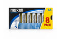 Maxell Batterie Alkaline AA, 1.5V, 8Stk 8 Stück, Vollkartonverpackung, vergl. LR06