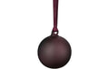 Blomus Weihnachtsschm. Glaskugeln Ø 9 cm 2 Stück, Midnight Plum