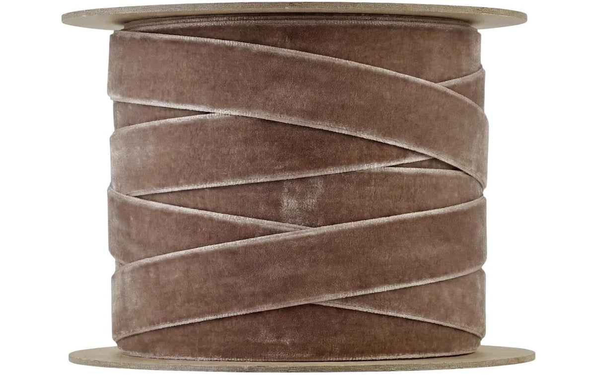 Blomus Geschenkband JUHLA S Velvet 1 cm x 5 m, Tan
