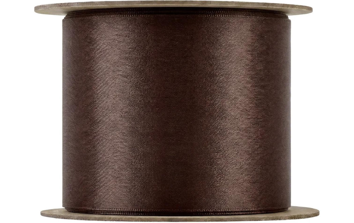 Blomus Geschenkband JUHLA L Satin 5 cm x 5 m, Dark Earth