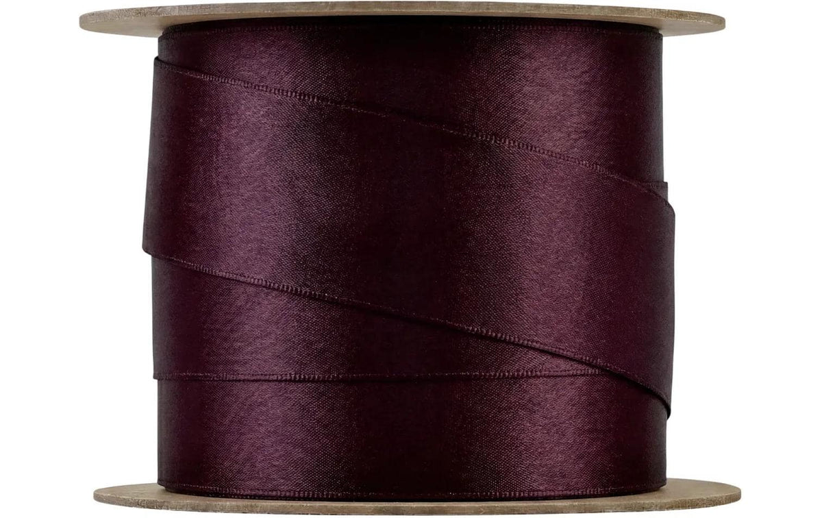 Blomus Geschenkband JUHLA M Satin 2.5 cm x 5 m, Midnight Plum