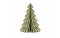 CHALET Papier-Tannenbaum M 8x8x25cm pastellgrün