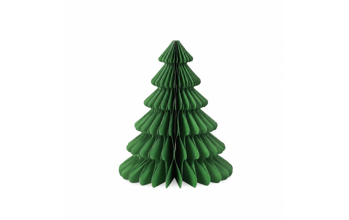 CHALET Papier-Tannenbaum S 6x6x15cm grün