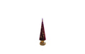 CHALET Stoffbaum Brokat S 10x10x40cm rot