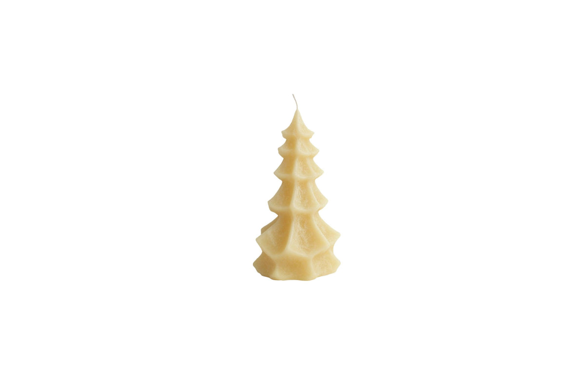 CHALET Tannenbaumkerze 14x14x21cm elfenbein
