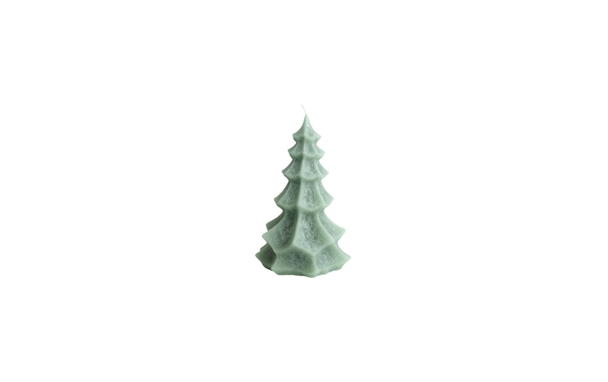 CHALET Tannenbaumkerze 14x14x21cm eukalyptus