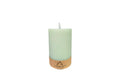 CHALET LED Kerze eukalyptus, D: 7.5, H: 10