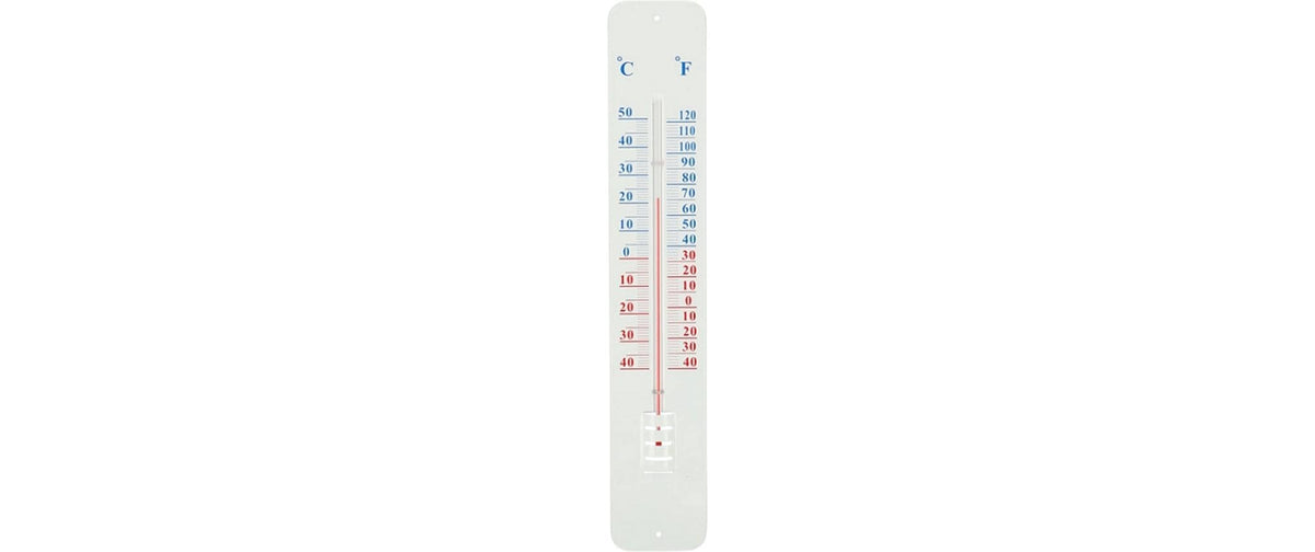 Esschert Wandthermometer 45cm Braun