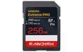 SANDISK SDXC Card Extreme PRO 256GB Lesen 250MB/s, Schreiben 170MB/s