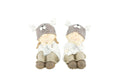 CHALET Dekofigur Alba u. Albert 2er Set 6x4x7cm grau