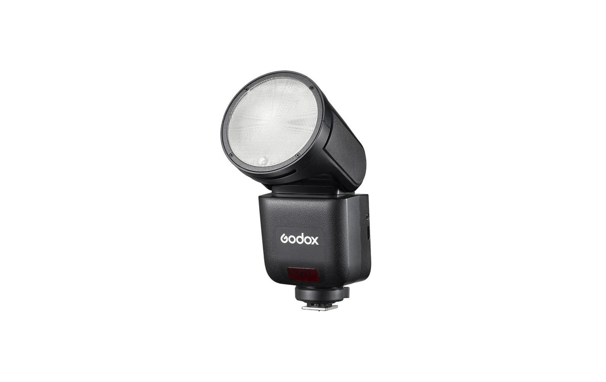 Godox V1 Mid N Lithium Battery Round-Head On-Camera Light