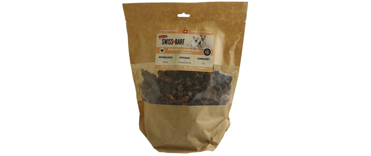 Delibest SWISS BARF Hähnchen Mix Luftgetrocknet, 1.3kg, CH-Fleisch