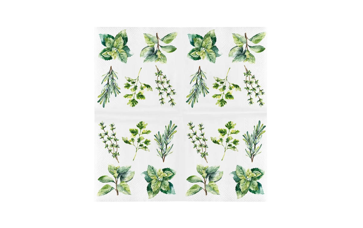 Esschert Papierservietten Kräuter 33x33cm