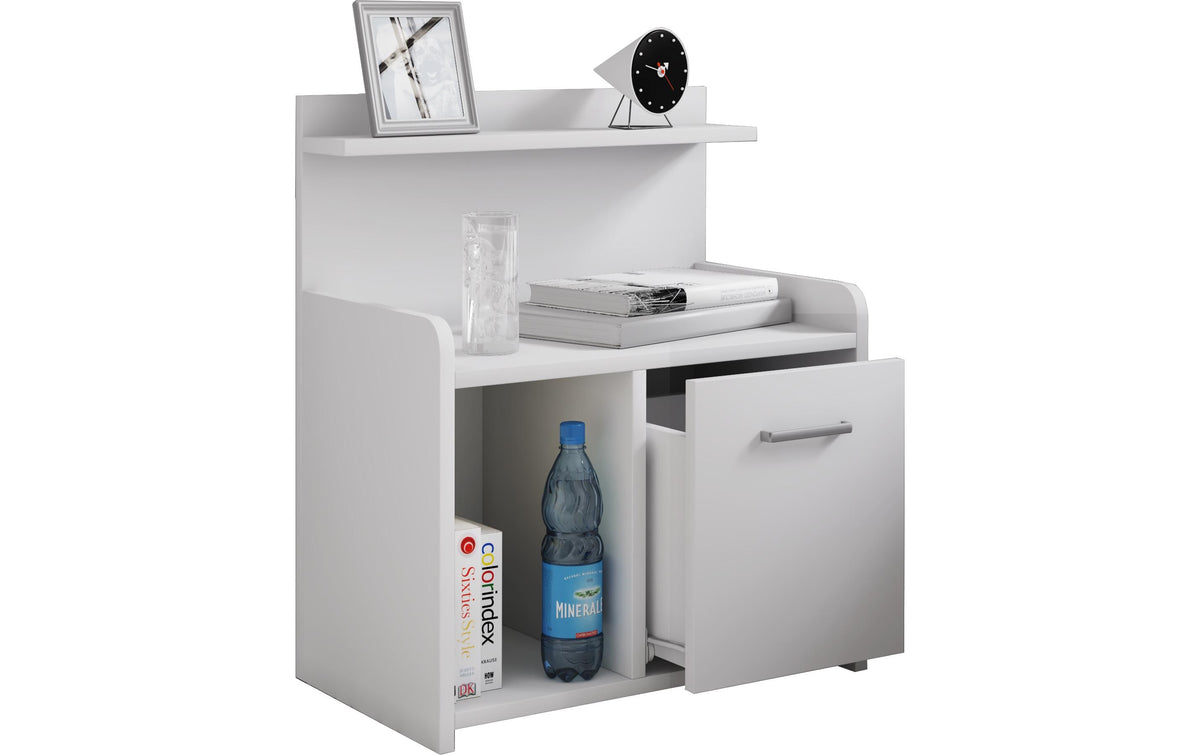 VCM Nachttisch Nilasa Weiss