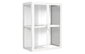 VCM Wandvitrine Flokas M Weiss