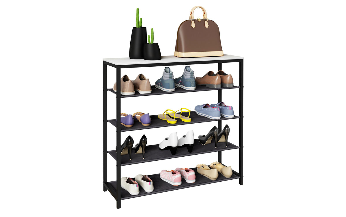 VCM Schuhregal Taliro 4-fach Weiss