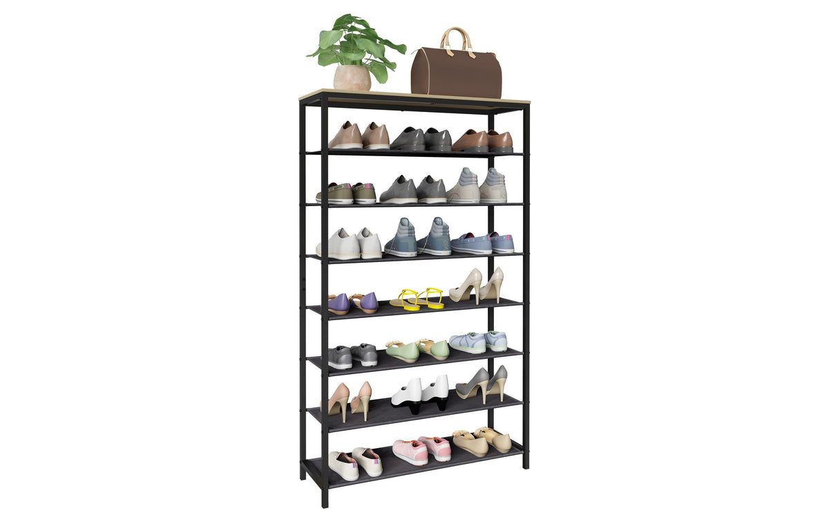 VCM Schuhregal Taliro 7-fach Honig-Eiche