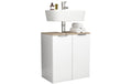 VCM Unterschrank Donali Weiss/Somoma-Eiche