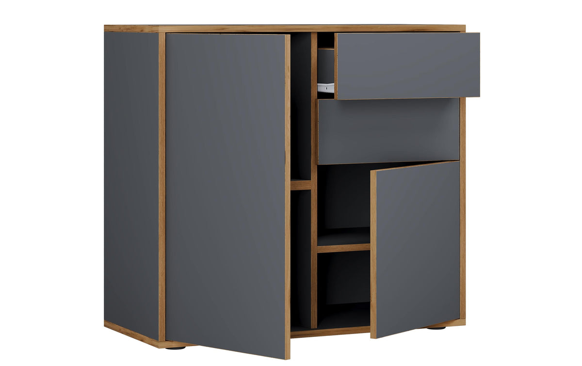 VCM Kommode Salia B80 Anthrazit