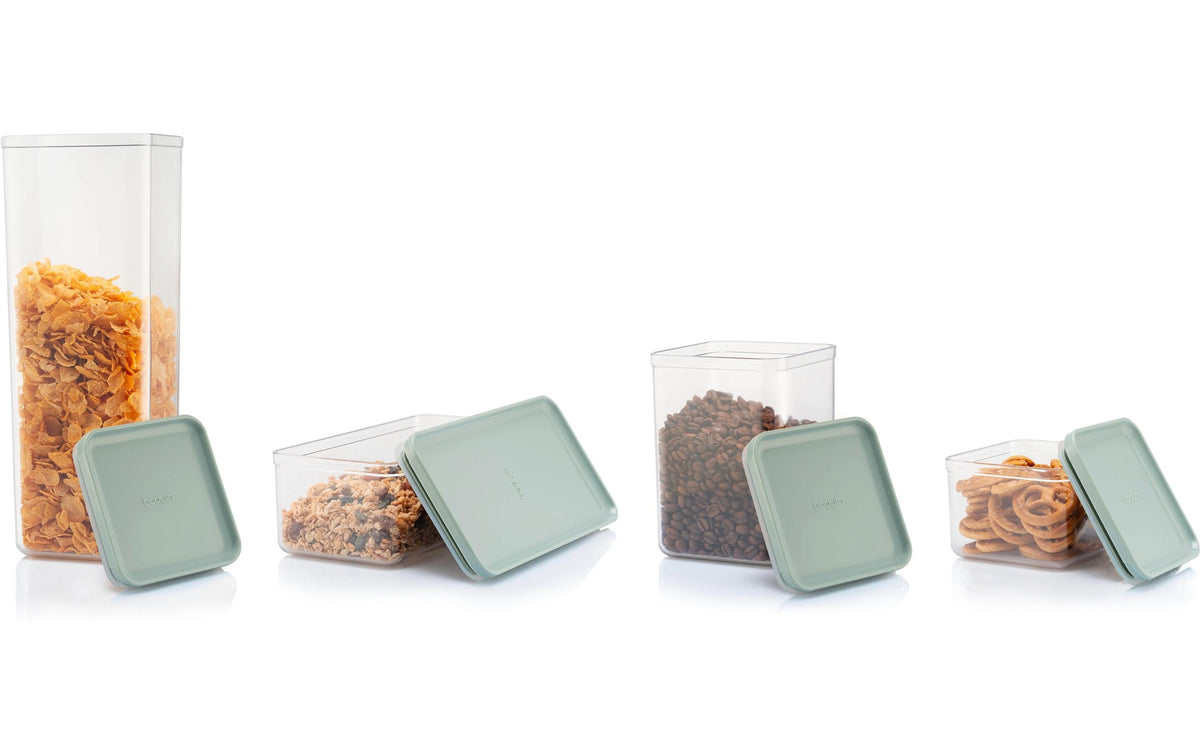 Bodum Canteen Vorratsdosen 20-tlg. Sage, stapelbar