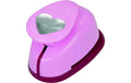 Efco Motivstanzer Herz Kunststoff Metall Rosa 2.5 cm M