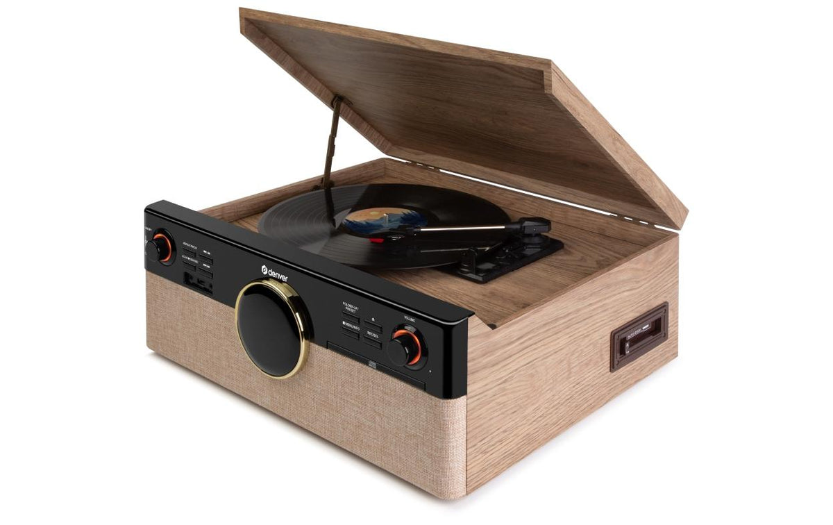 Denver MRD-180 Retro, DAB+, FM, Plattenspieler, CD